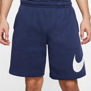 Blue Nike shorts